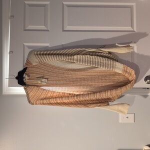 Hem & Thread Multi Striped Cardigan